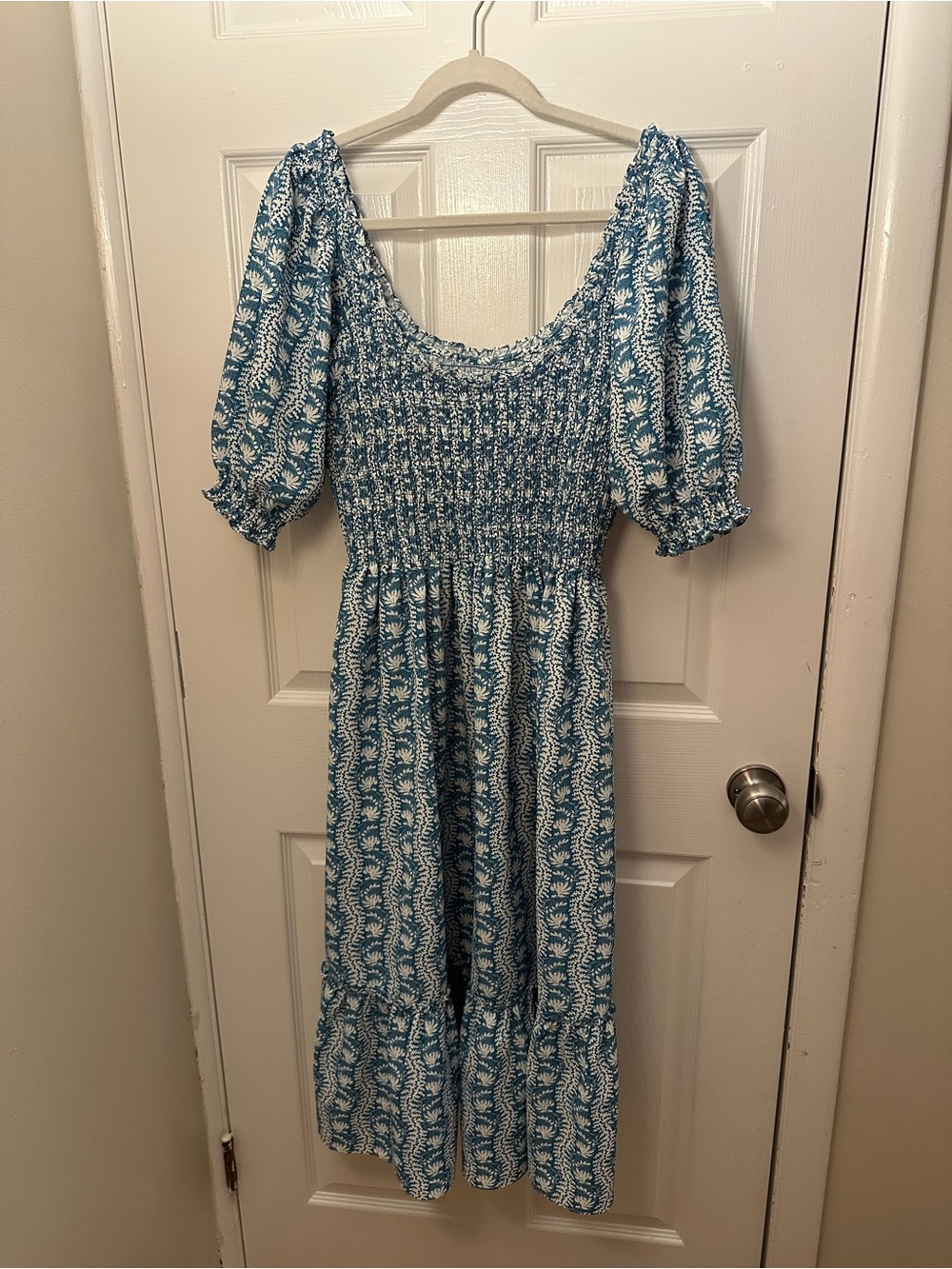 Hill House Blue Floral Nap Dress